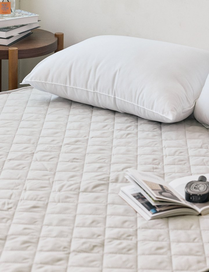 [리브맘] 데일리 프레쉬 누빔 침대패드 고정밴드형  9종 (택1)