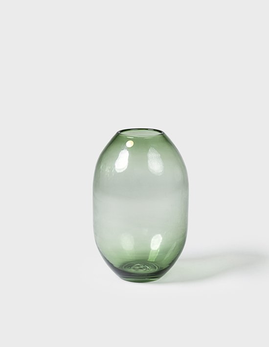 [Hubsch] Green Vase Glass 디자인 화병 2종(택1)