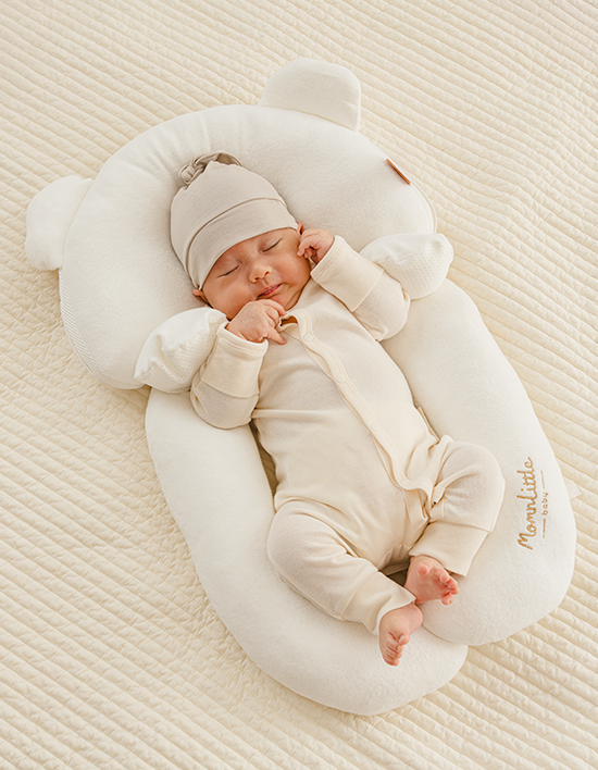 [맘앤리틀] 베이비 하니드림 아기베개 옆잠베개 신생아 모로반사 (하니드림 아기베개)