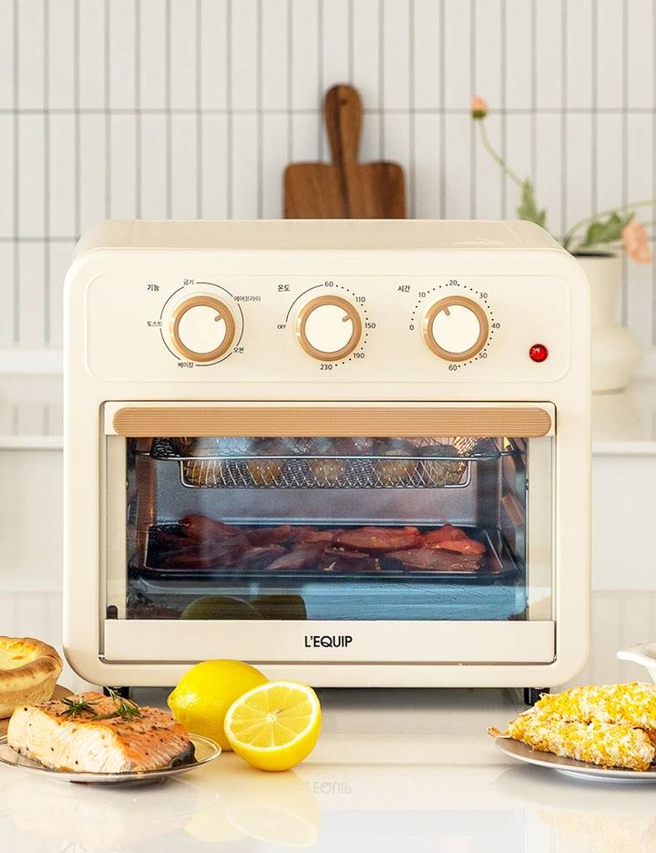 [리큅] 미니 에어프라이어 오븐 12L