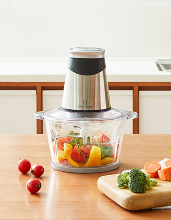 [가이타이너] 슈라우프 전동 멀티 만능 다지기 분쇄기(마늘박피기 증정) 땅콩버터만들기 (슈라우프 다지기 2.1L)