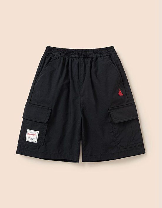 [빈폴키즈] 화섬 카고형 반바지  블랙 (택1)