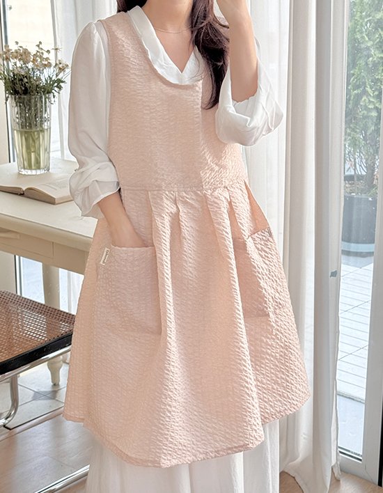 [한스데이] 시어서커 장금이 앞치마 2컬러 (택1)