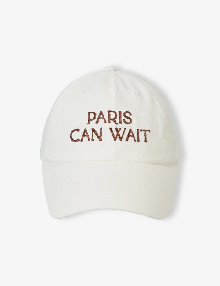 [라벤더앤오트] 파리캔웨잇 볼캡 (아이보리)