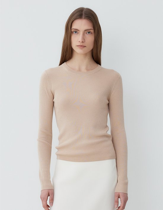 [R2W] 알메이다 울 라운드 니트