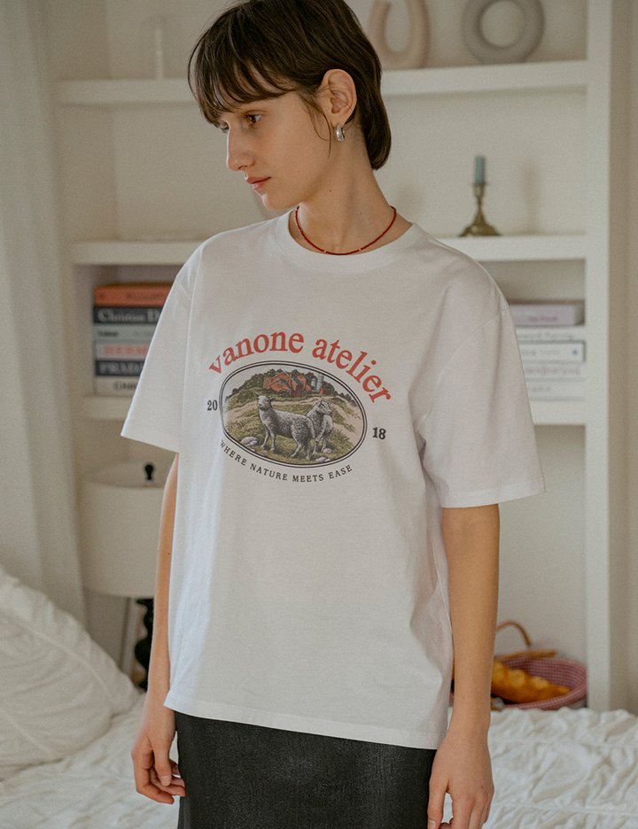 [반원 아틀리에] Nature heritage 티셔츠_화이트(A3510)