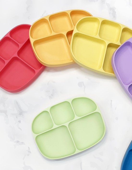 [범킨스] 실리콘 흡착식판 5구