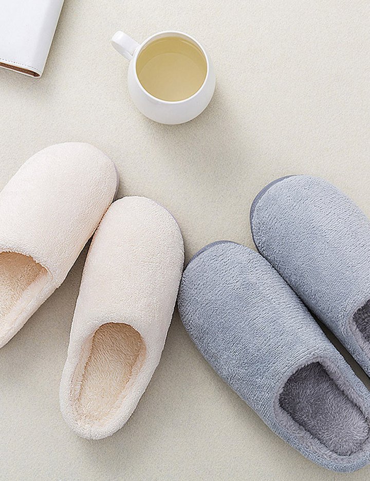 [샤이닝홈] 무블 산호양털 스노우볼 커플용 쿠션 슬리퍼 4종 (택1)
