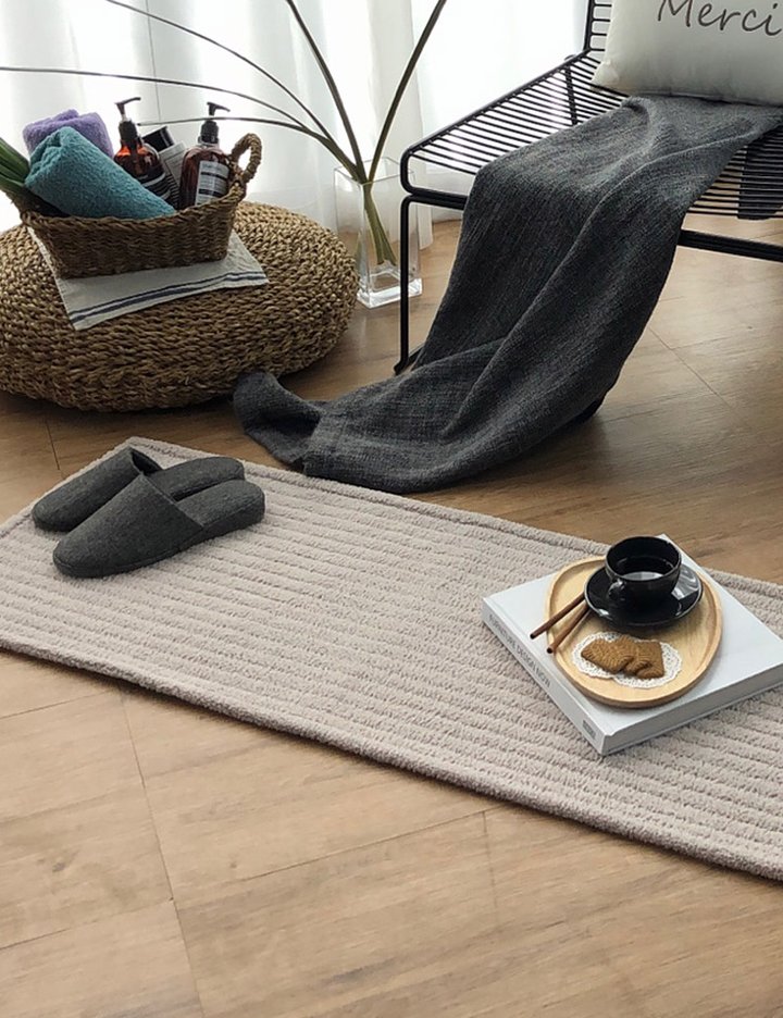 [샤이닝홈] 사계절 꼬모러그 말리 주방 발매트L 45x120 3종 (택1)