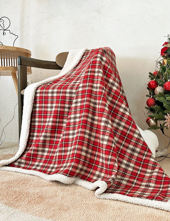 [샤이닝홈] 리버블 러브메리 양털 극세사 담요 대형 120x150 2종 (택1)