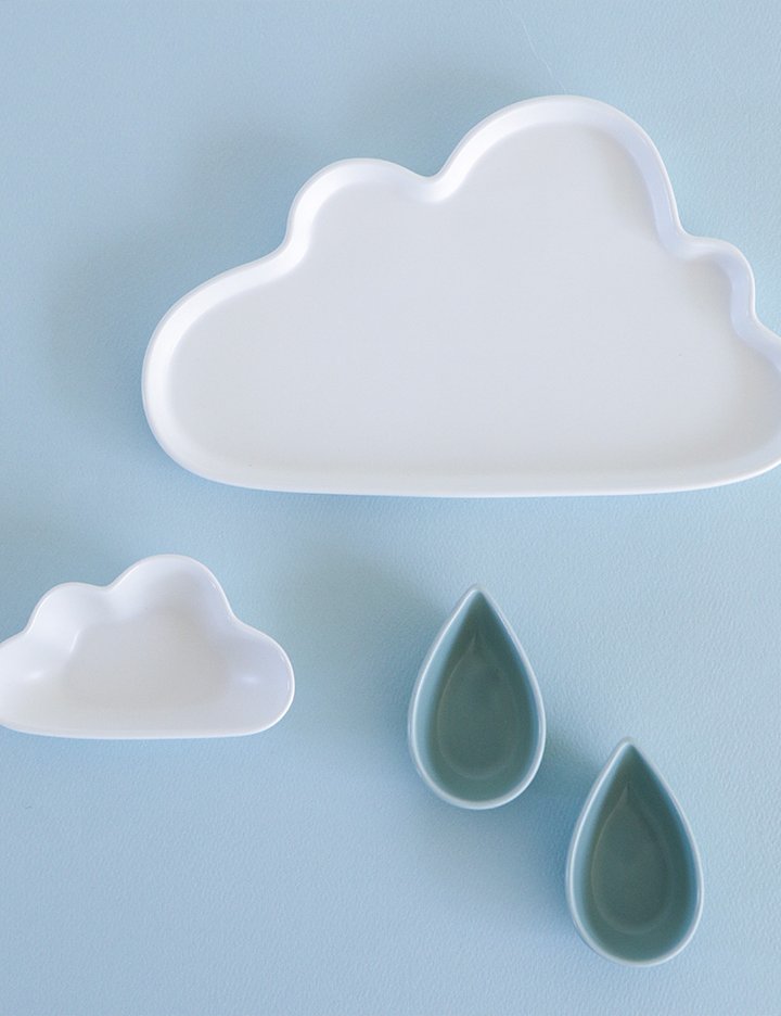 [데일리라이크] 플랫 플레이트&볼 하늘 세트 (단품)