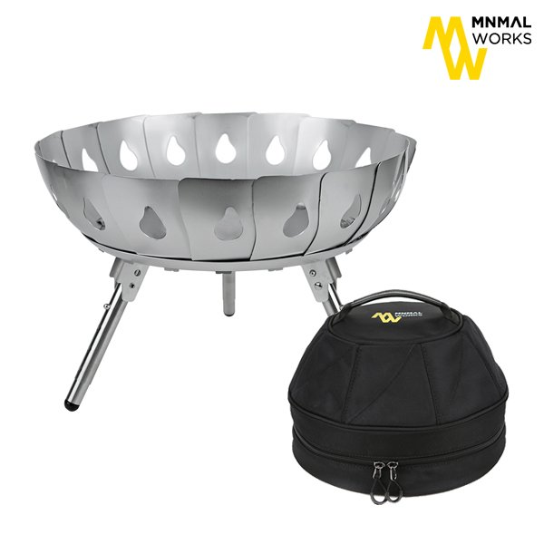 [미니멀웍스] 불칸 화로대 L + 전용가방 세트 (단품)