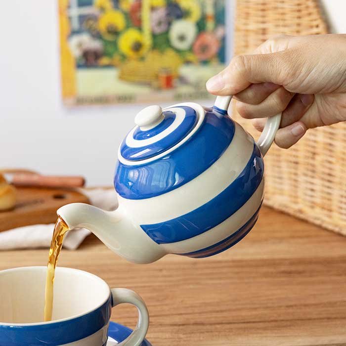 [코니쉬웨어] 블루 티팟 500ml (단품)