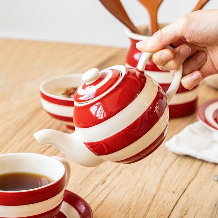 [코니쉬웨어] 레드 티팟 500ml (단품)