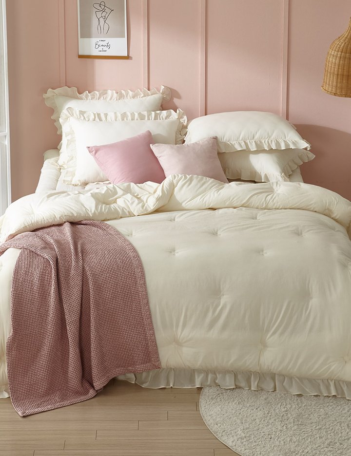 [샤이닝홈] 샤르르 샤를 60수 오가닉 피그먼트 워싱 차렵이불 세트 모음 18종 (택1)