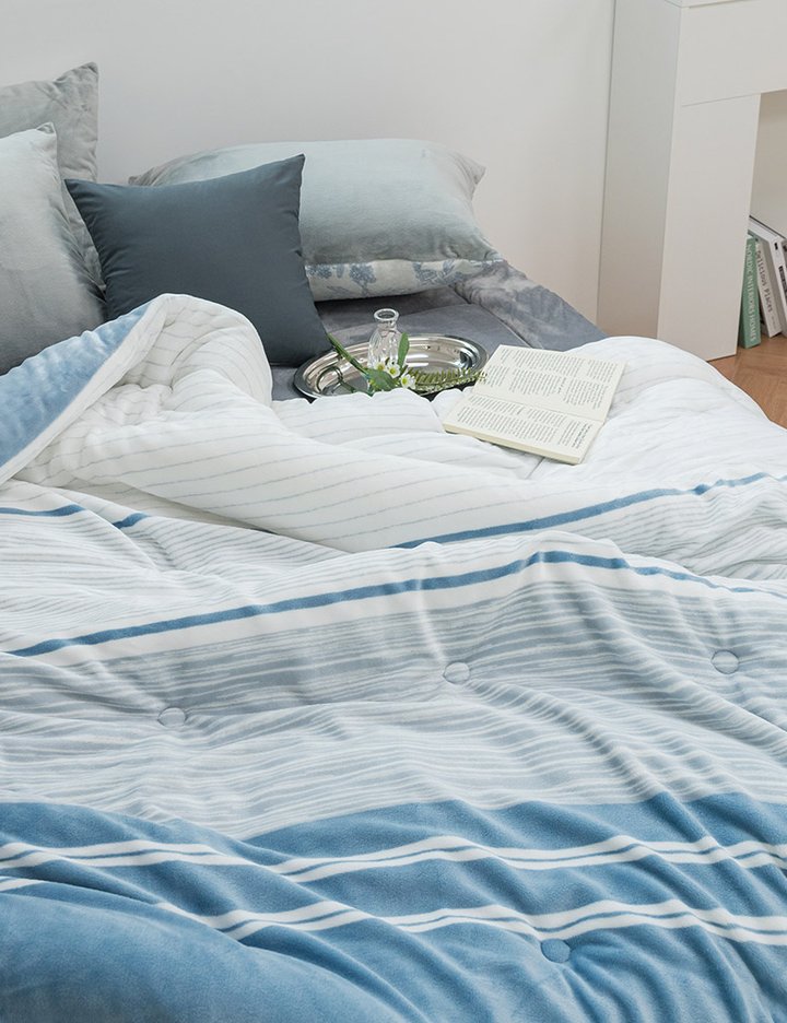 [샤이닝홈] 더블리 마리아 밍크 극세사 차렵이불 SS/Q 4종 (택1)