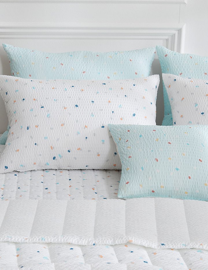 [샤이닝홈] 더블리 썸띵 리플 여름 베개커버 50x70 2종 (택1)