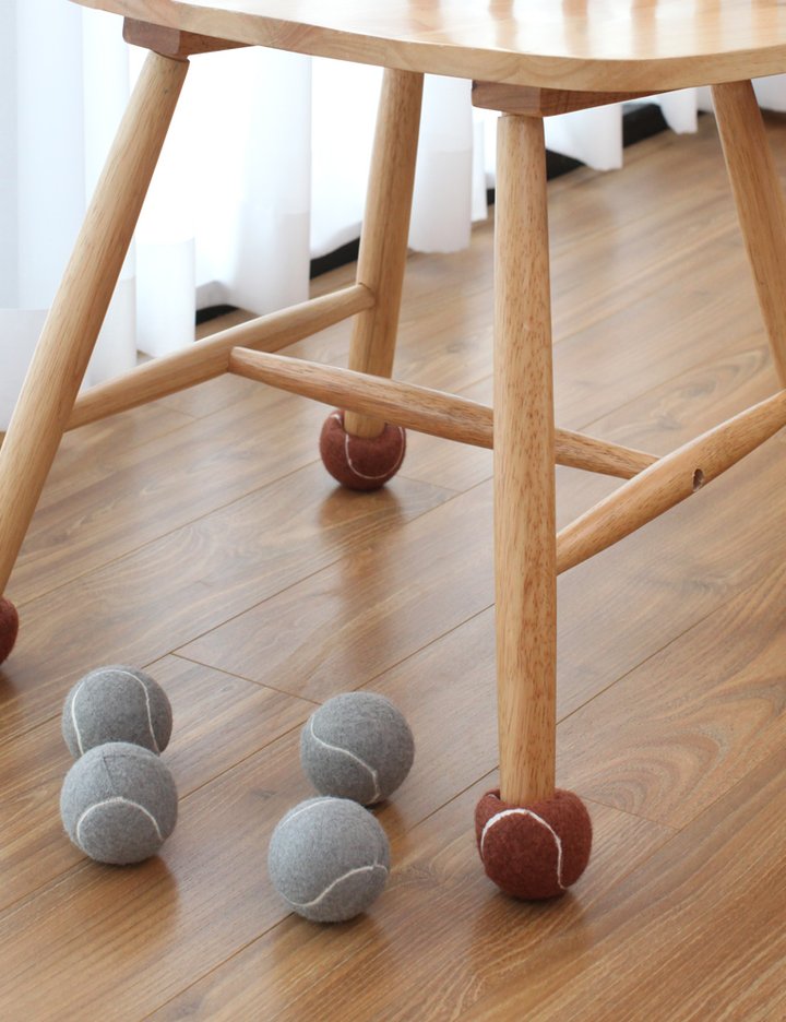 [구디푸디] 테니스공 의자발커버 4P 6종 (택1)