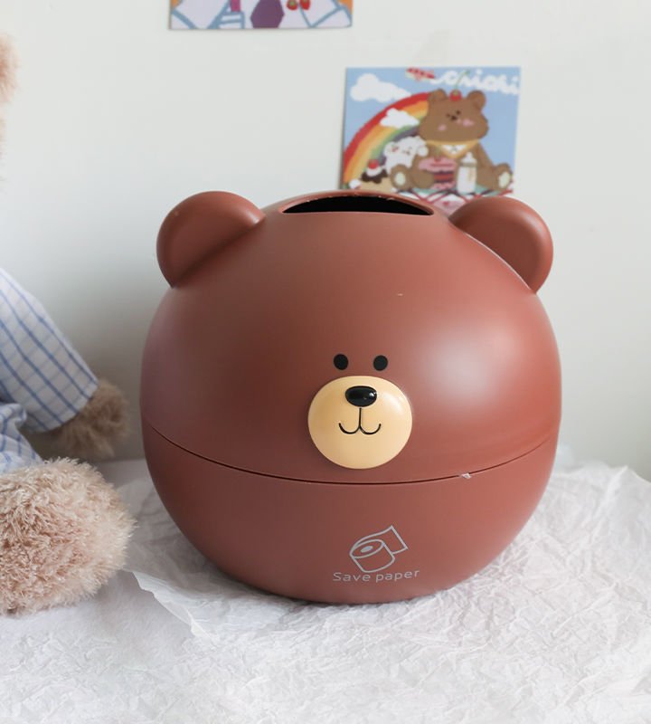 [구디푸디] 곰돌이 돼지 티슈 휴지 케이스 4종 (택1)