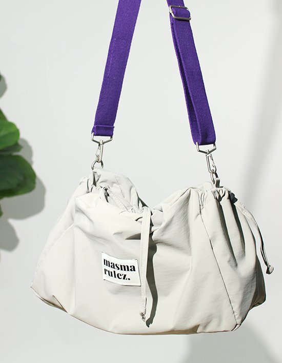 [마스마룰즈] 데일리 스트링 보부백 그레이 (스트랩 17종 택 1)