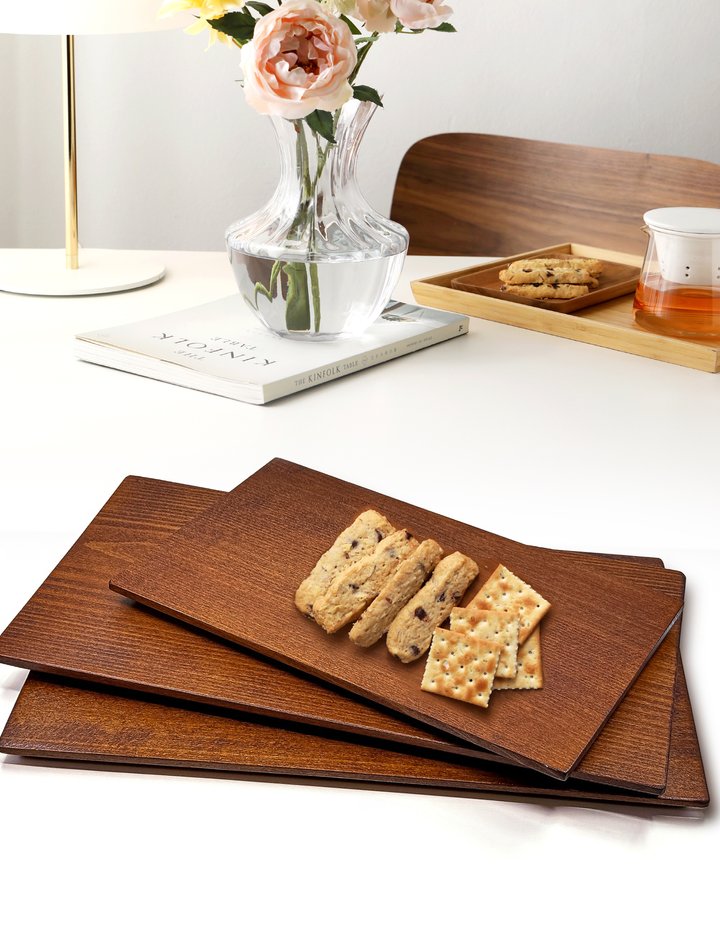 [삼호유리] 너도밤나무 원목도마 플레이팅 보드 3종 (택1)