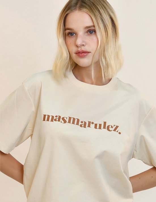[마스마룰즈] 마마 쿨 코튼 티셔츠 _ 베이지