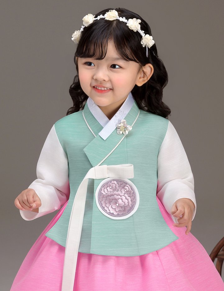 [더예한복] QT822-아라봄길 여아한복 아동한복