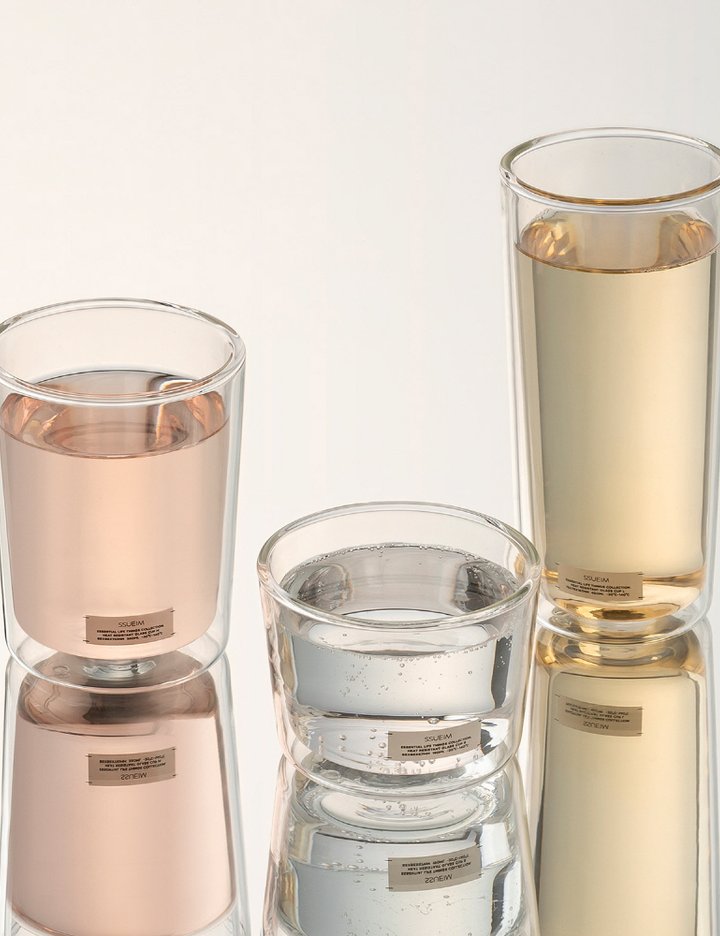 [쓰임] 에센셜 이중 내열 유리컵 3종 세트(S+M+L) (단품)