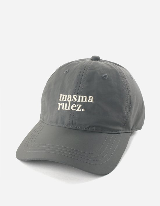[마스마룰즈] 엠에스엠알제트 로고 볼 캡 -  차콜 (단품)
