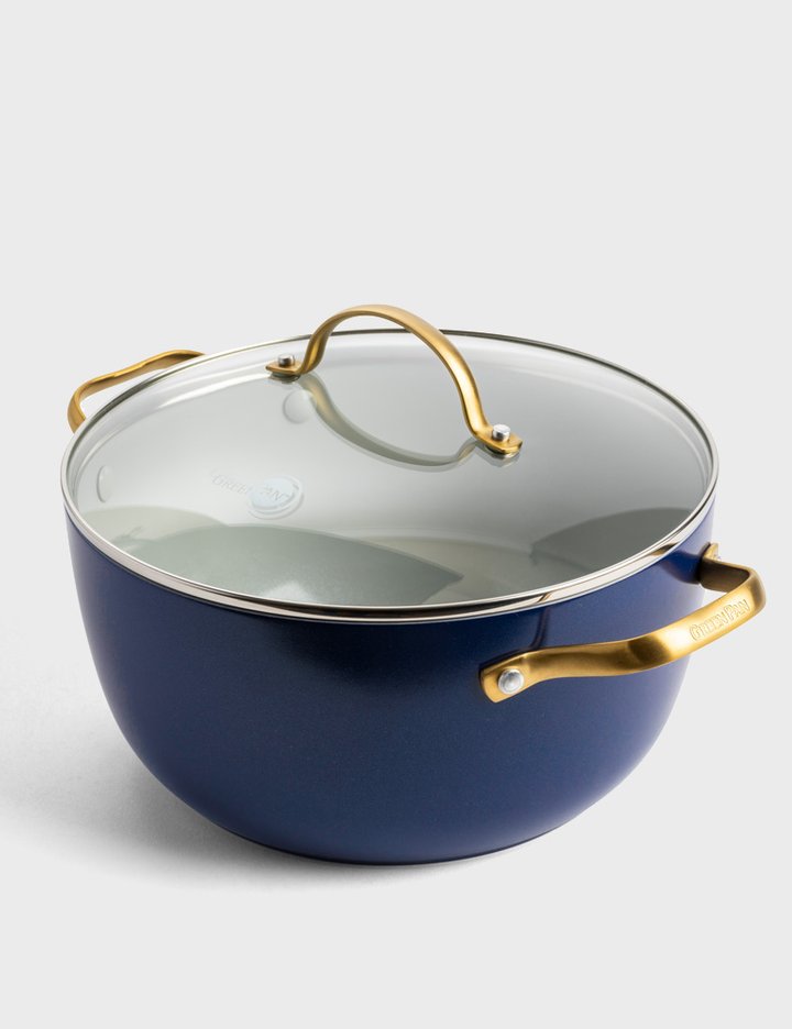 [그린팬] 파도바 세라믹코팅 양수 뚜껑냄비 로열블루 20cm (단품)