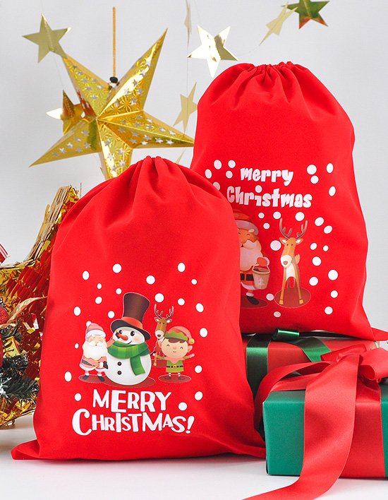 [파티쇼] 크리스마스 선물 주머니 2종 (택1)