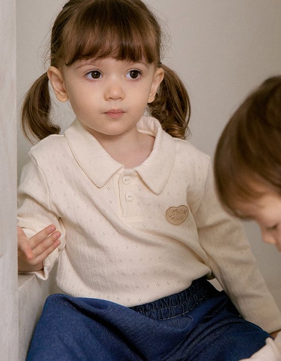 [리틀티니] 키코 티셔츠 크림 (택1)