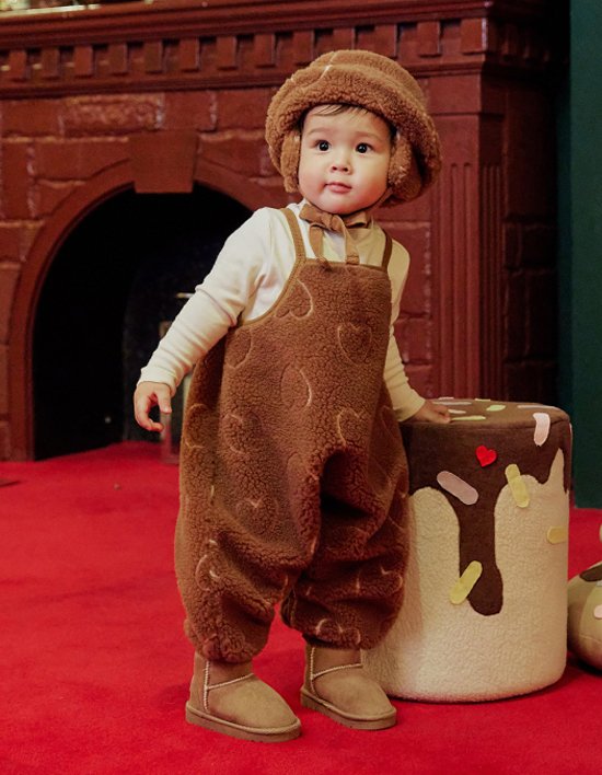 [리틀티니] 하트링 우주복 브라운 (택1)