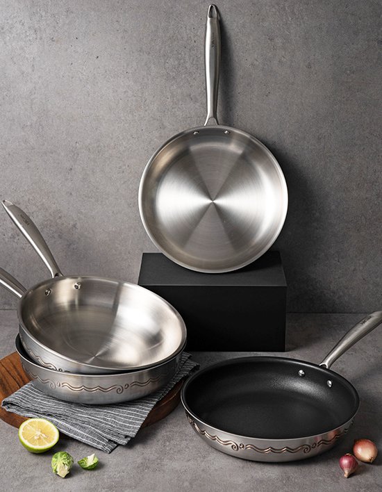 [VBC까사] 인칸토 스테인리스 프라이팬&웍 궁중팬 4종 (택1)