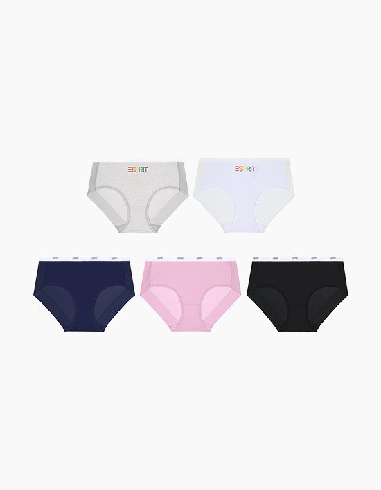 [에스프리] 여성 컴포트 헴 팬티 5종 세트