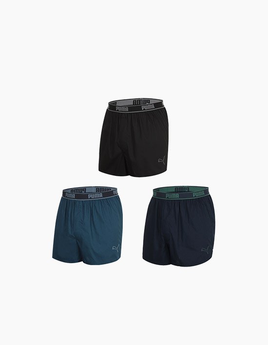 [푸마] 남성 심플 로고 밴드 트렁크 사각팬티 1종 택일