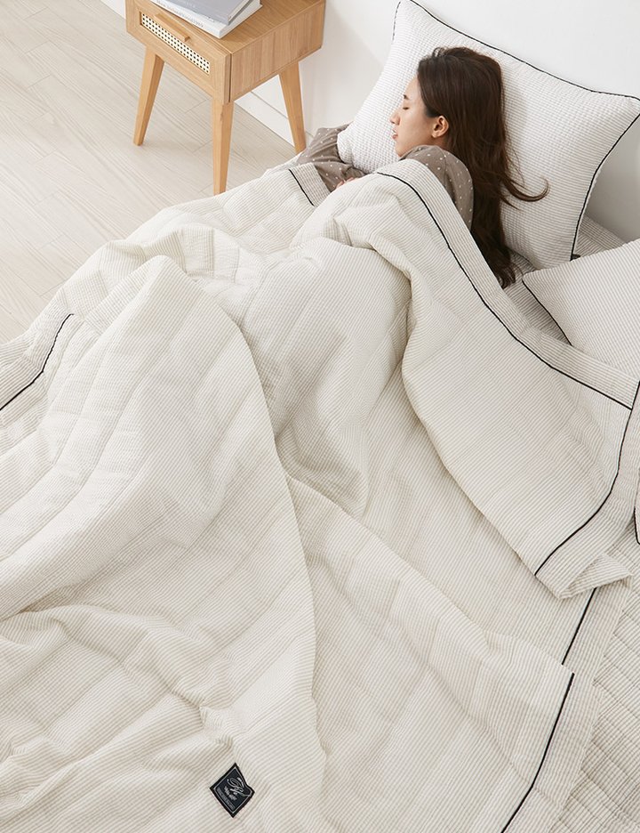 [샤이닝홈] 아밍 루핀 시어서커 시원한 여름 차렵이불 S/Q 단품&세트 18종 (택1)