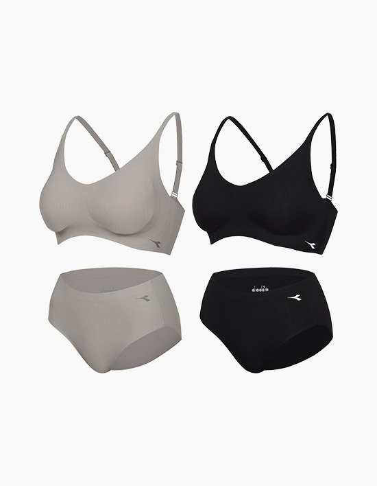 [디아도라] 여성 퀵드라이 노와이어 브라 팬티 세트 택일