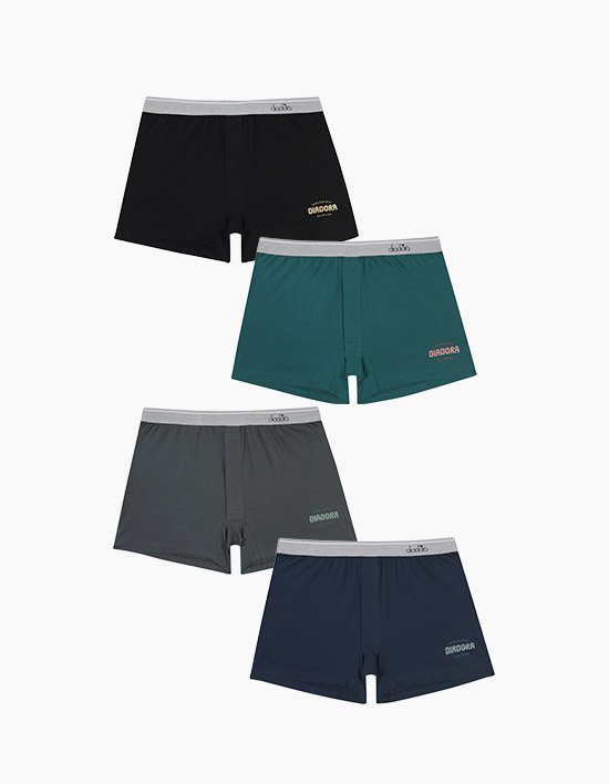 [디아도라] 남성 소프트 터치 면 스판 소재 트렁크 사각 팬티 1종 택일