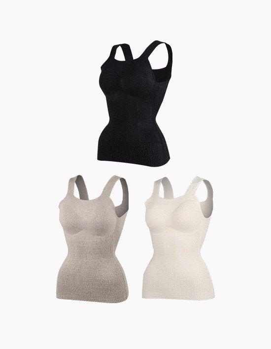 [BOUDLE] 여성 프리컷 롱브라탑 3종 세트
