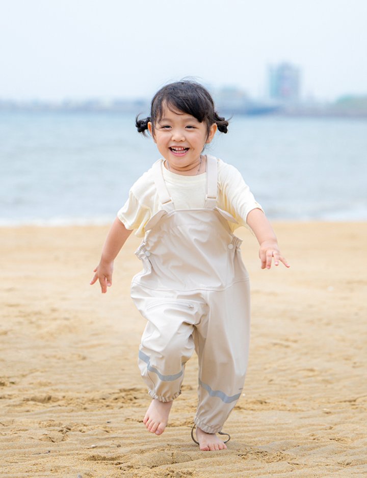[아가드] 오버롤 방수 팬츠 유아 갯벌체험옷 해루질 아기 미술가운 어린이 가슴장화