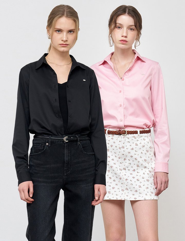 [제너럴아이디어] WOMAN 링클프리 리벳 셔츠 4COL / WBE1L03507