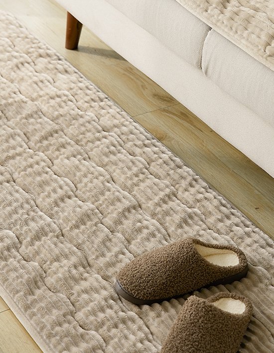 [아르페지오베이직] 소프트온 골지극세사 쇼파패드(3/4인) 4종(택1)