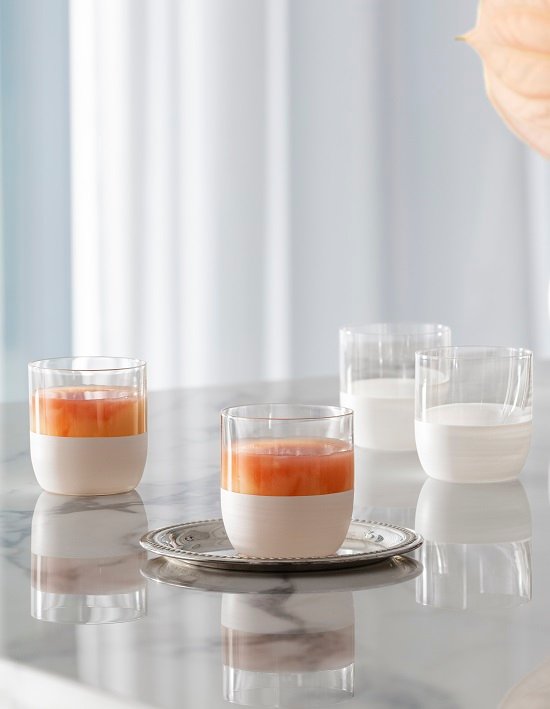 [빌레로이앤보흐] 매뉴팩처락 블랑 숏글라스 4P세트 (단품)