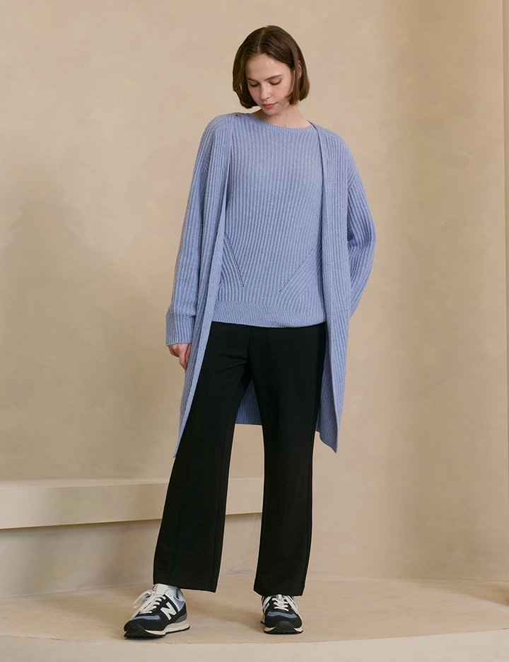 [세컨스킨] 에코스킨 울 조직변형 롱가디건 2종 (택1)