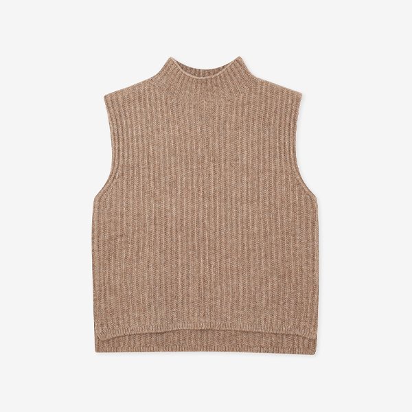 [세컨스킨] 하찌변형 반터틀 베스트 니트탑 2종(택1)