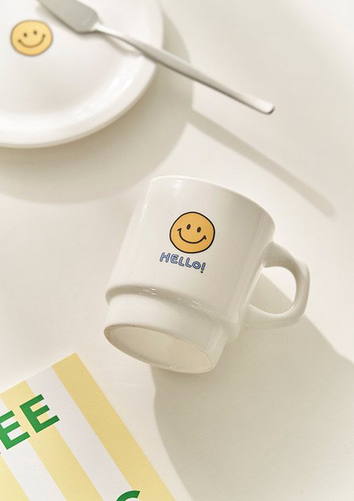 [데코뷰] 스마일 머그컵