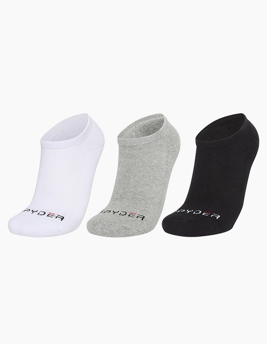 [스파이더] 남성 베이직 컬러 단목 발목 양말 3세트
