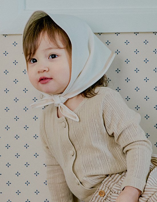 [리틀티니] 로에 스카프 크림