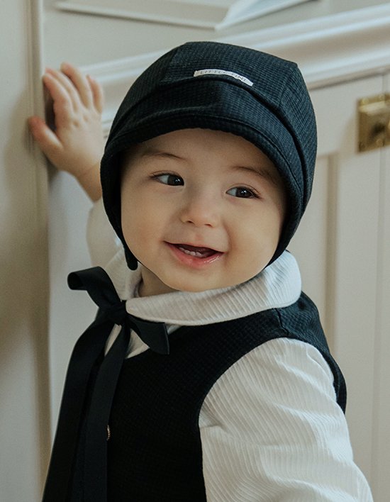 [리틀티니] 로건 모자 블랙 (단품)